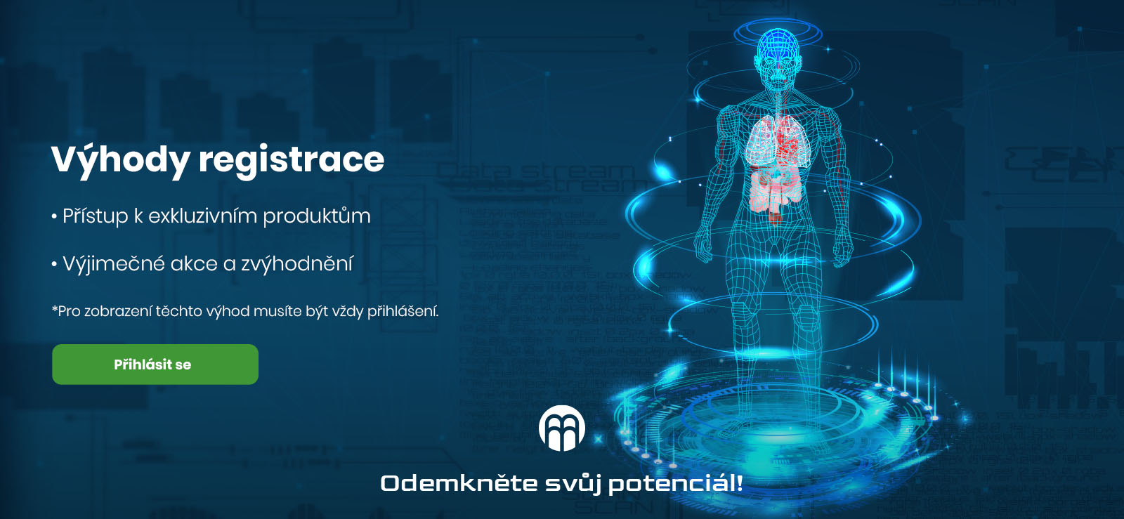 zakaznicka sekce brainmarket prihlaseni